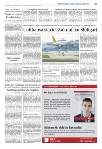 Lufthansa startet Zukunft am Flughafen Stuttgart